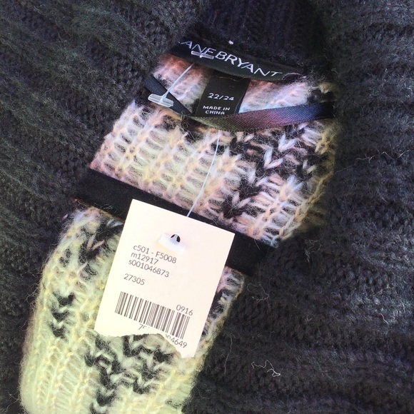 🆕NEW! Lane Bryant Plaid Open Cardigan Overpiece - Picture 10 of 12